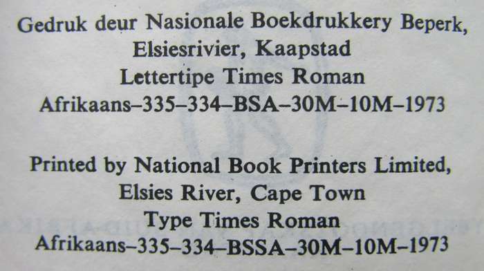 1973 SADF Afrikaans Pocket Bible