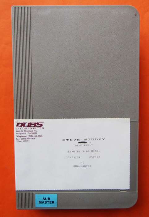 Large Sony D1M-12 19mm Video Cassette