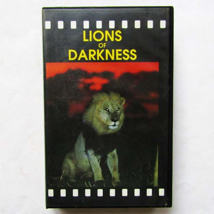 Lions of Darkness - Wildlife VHS Video Tape