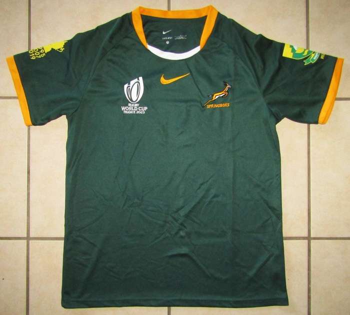 2023 World Cup Springbok Rugby Jersey - Large Size
