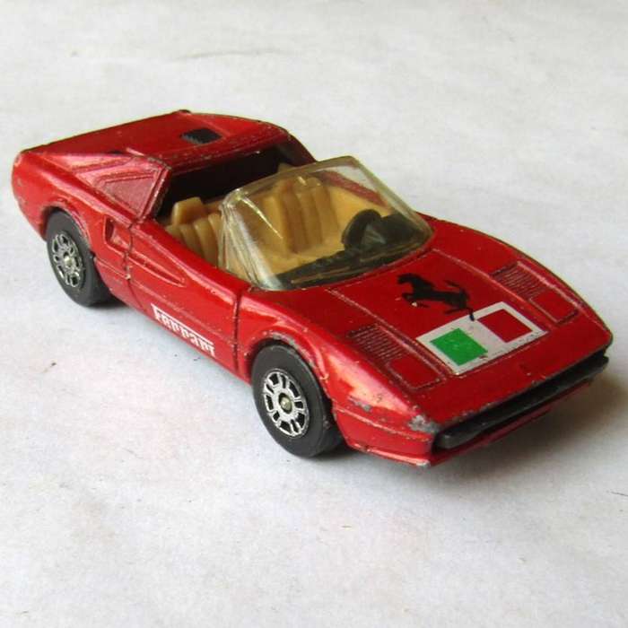 Old Corgi Ferrari 308 GTS Car