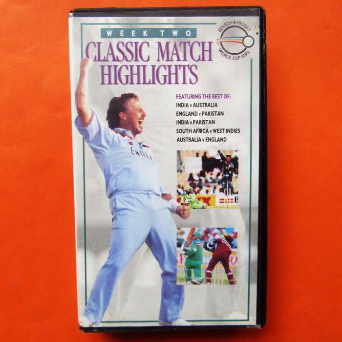 1992 Cricket World Cup - Classic Match Highlights - VHS Video Tape