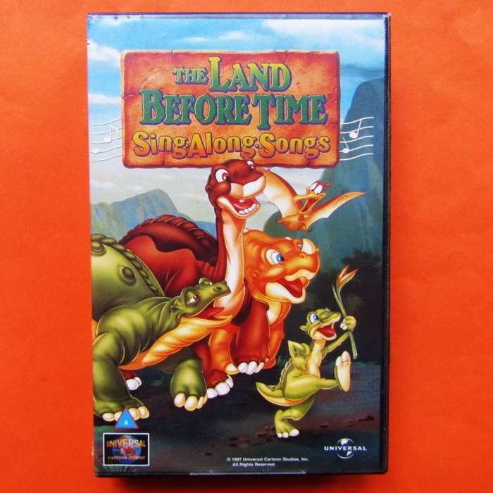 The Land Before Time - Sing Along Songs - VHS Video Tape (1997)