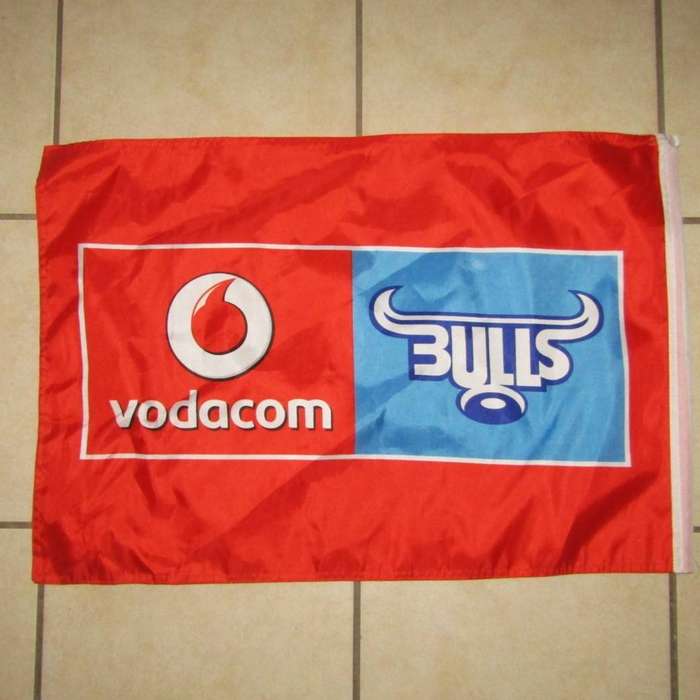 Old Vodacom Bulls Rugby Flag