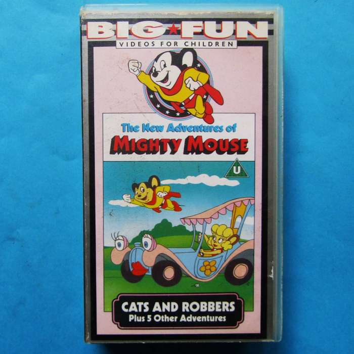 Mighty Mouse - Cartoon VHS Tape (1990)