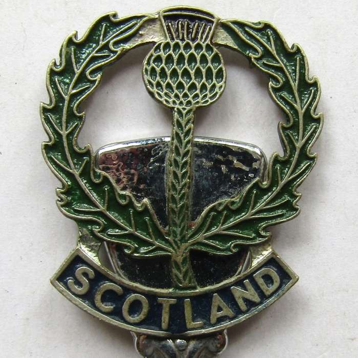 Old Scotland Rugby Crested Spoon