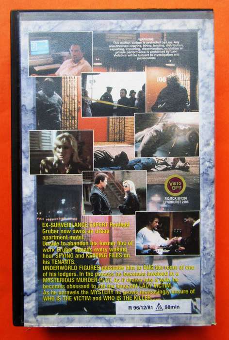Blindside - Harvey Keitel - Movie VHS Tape (1996)