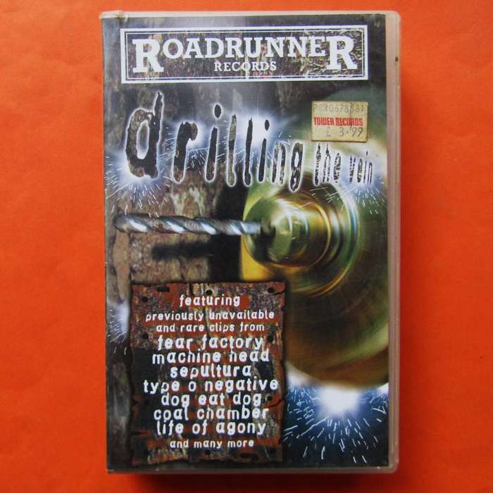 Drilling the Vein - Sepultura, Fear Factory, Machine Head - VHS Video Tape (1998)
