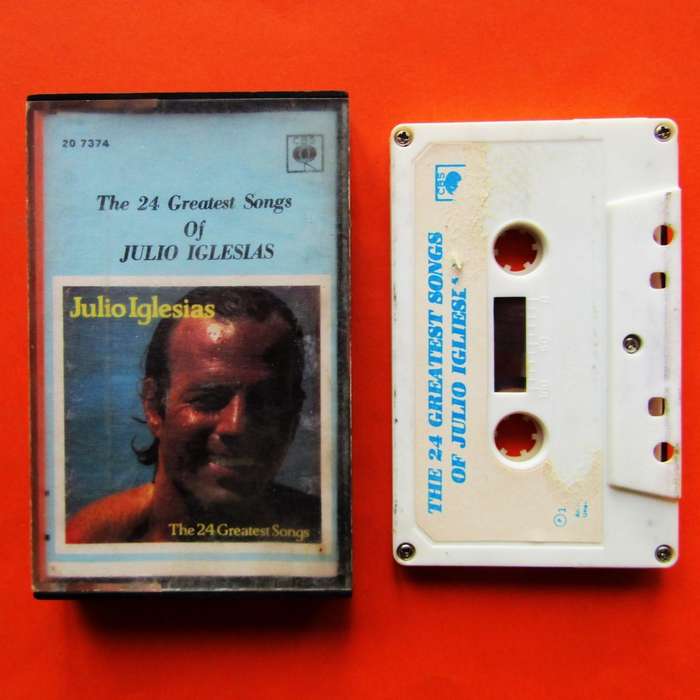 The 24 Greatest Songs of Julio Igliesias - Cassette Tape (1980)
