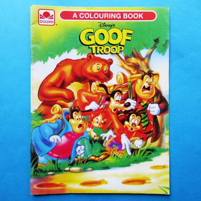 1992 Goof Troop Colouring Book
