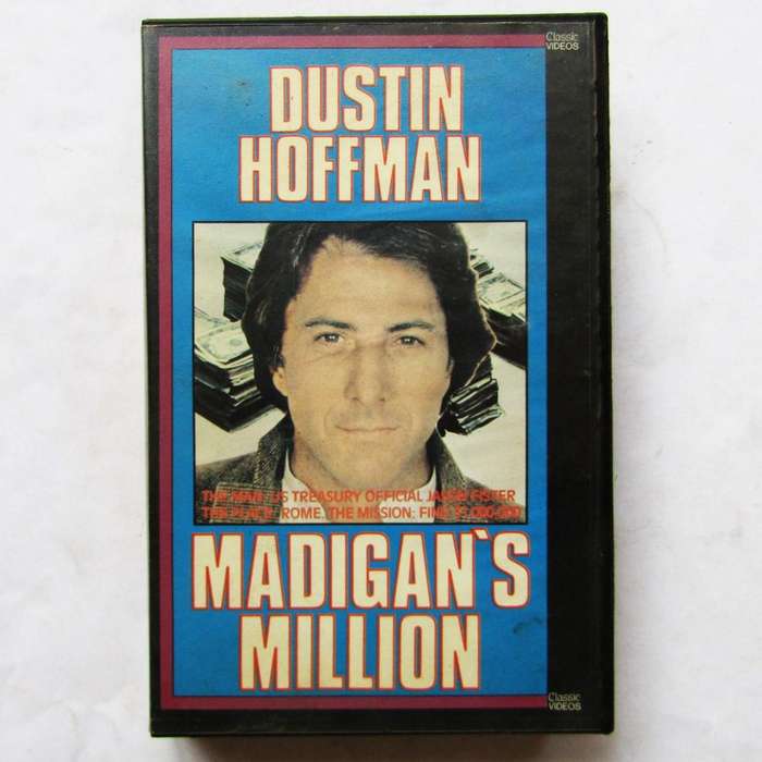 Madigan's Million - Dustin Hoffman - Movie VHS Tape