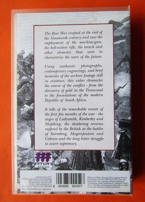 The Story of the Boer War - VHS Video Tape (1993)
