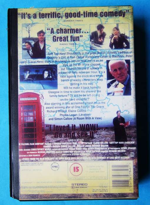 Soft Top Hard Shoulder - Movie VHS Tape