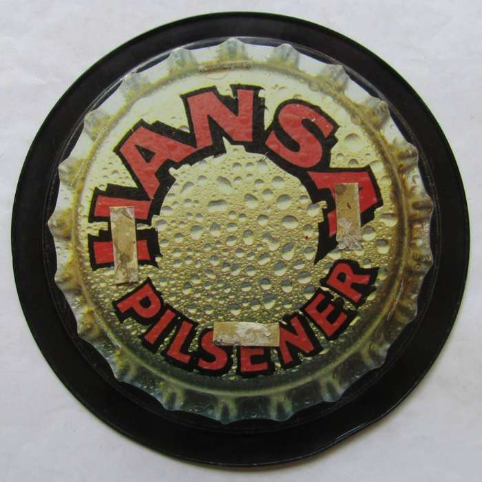 Old Hansa Pilsener Beer Metal Bar Tray