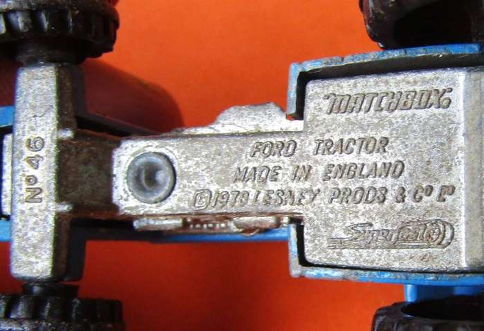 1978 Matchbox Ford Tractor