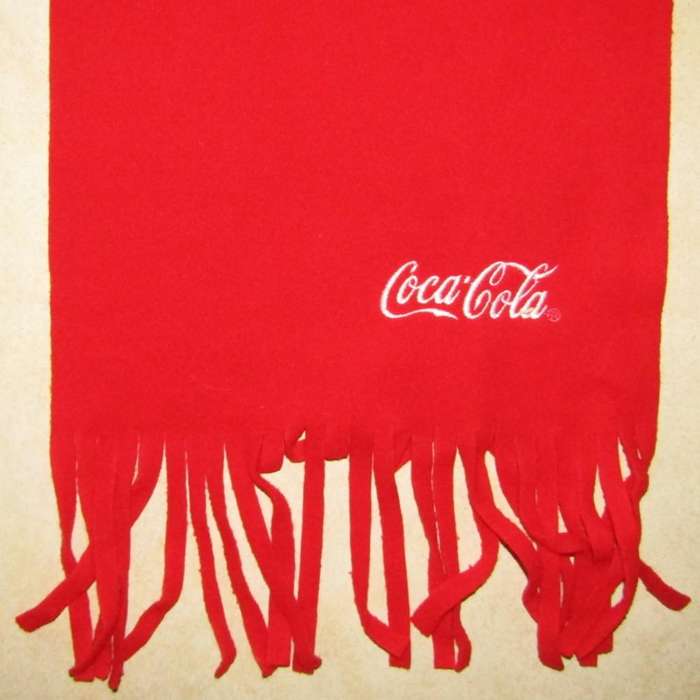 Old Coca Cola Advertising Scarf