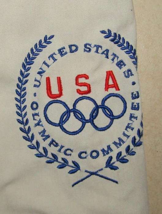 1980 Adidas Lake Placid USA Olympic Winter Tracksuit Jacket - Size XL