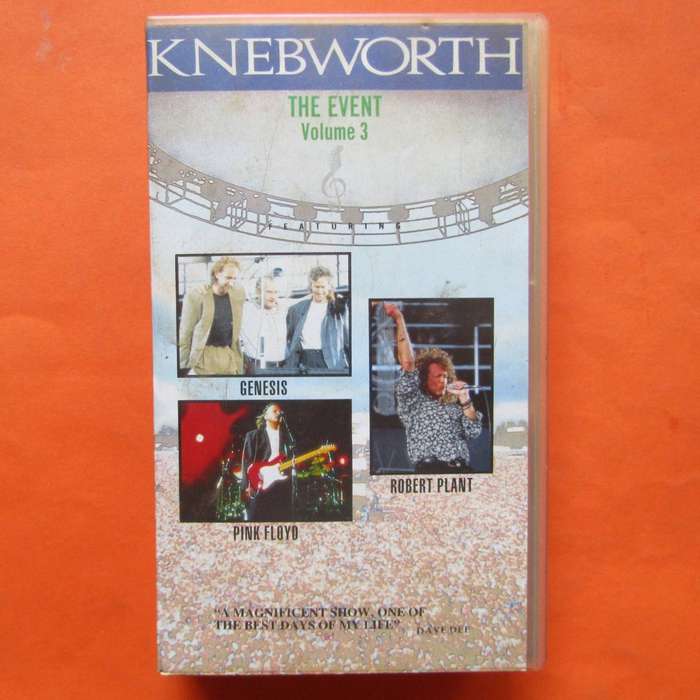Knebworth - Pink Floyd - 90's VHS Video Tape