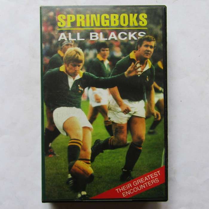 Old Springboks vs All Blacks Rugby VHS Video Tape
