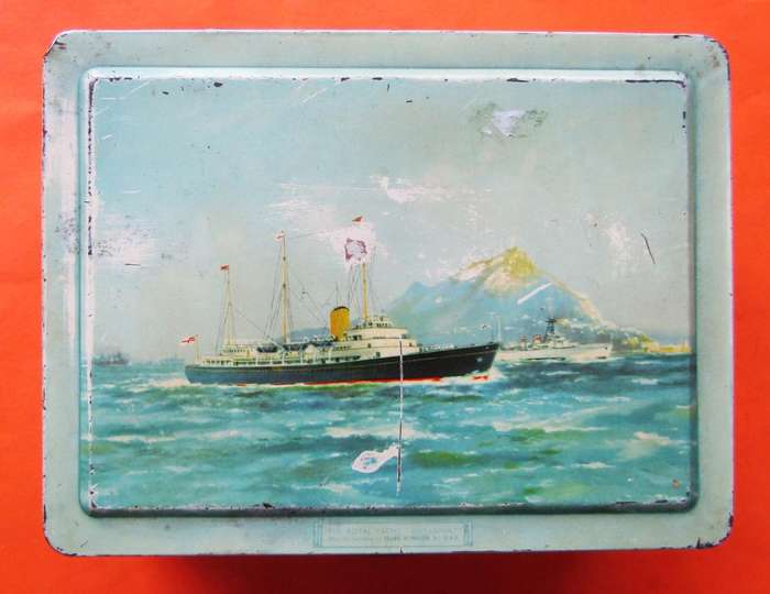 Old Royal Yacht "Britannia" Milady Confectionery Tin