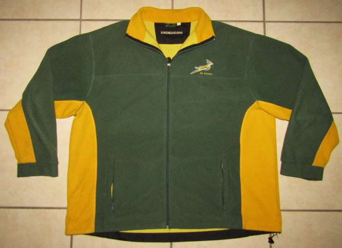 Old Springbok Rugby Tracksuit Jacket - Size 2XL
