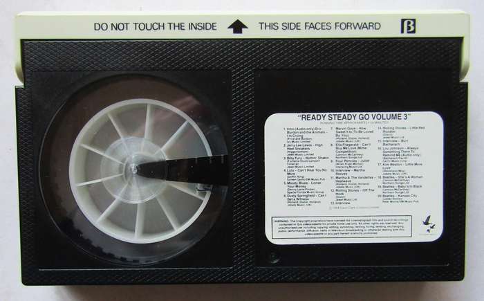 Ready Steady Go! - Volume 3 - Betamax Video Tape (1984)