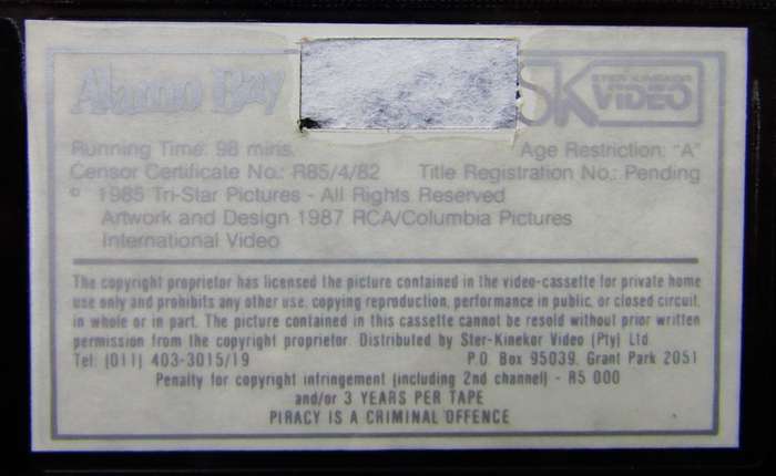 Alamo Bay - Ed Harris - Movie VHS Tape (1987)