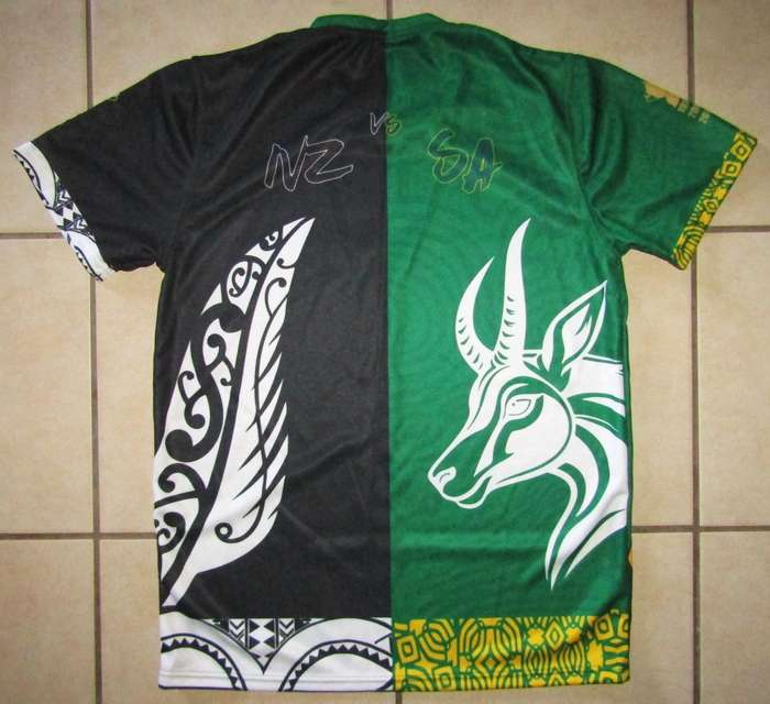 Old Springboks vs New Zealand Rugby Shirt - Large Size