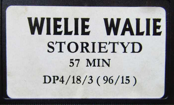 Wielie Walie Storietyd - VHS Video Tape (1996)