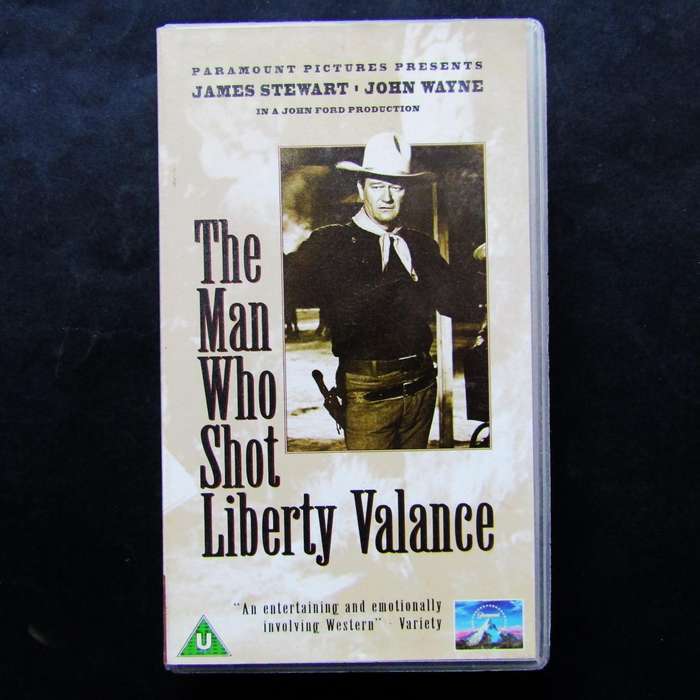The Man Who Shot Liberty Valance - Western Movie VHS Tape