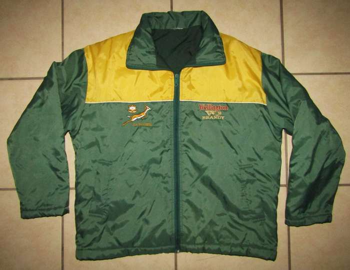 Old Wellington VO Brandy Springbok Rugby Jacket - Large Size