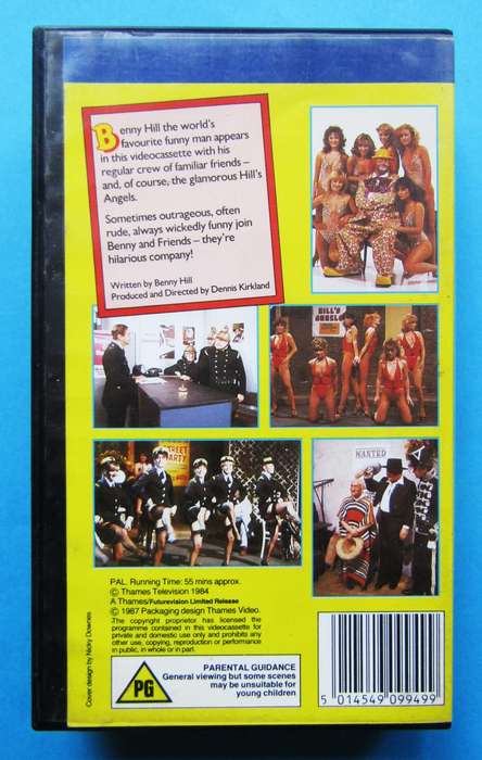 It's Benny Hill - VHS Video Tape (1987)