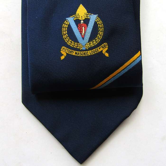 Old Victory Masonic Lodge No 681 Neck Tie
