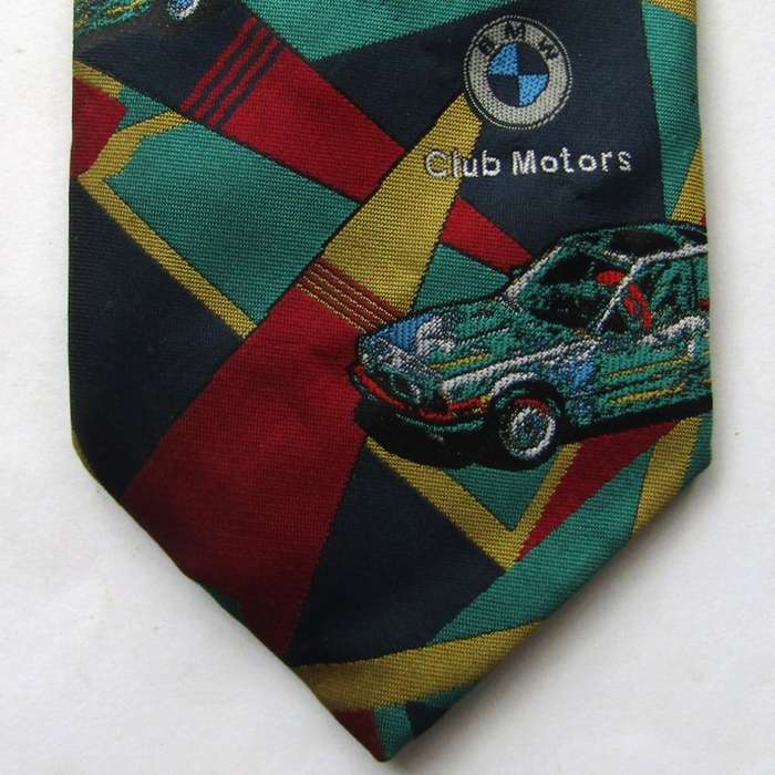 Old BMW Club Motors Neck Tie
