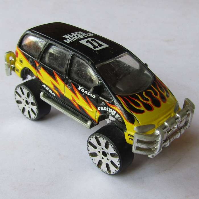 Old RealToy Black Monster Racer