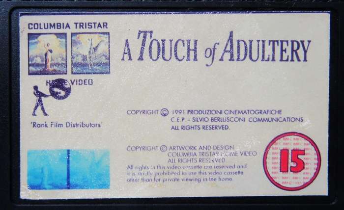 A Touch of Adultery - Julie Andrews - Movie VHS Tape (1991)