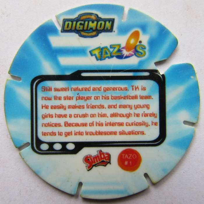 Lot of 9 Digimon Tazos by Simba