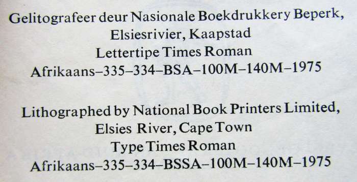1975 SADF Afrikaans Pocket Bible
