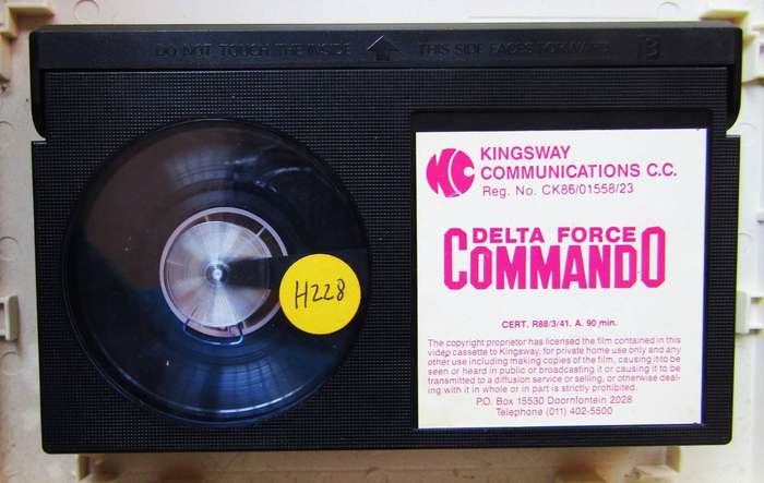 Delta Force Commando - Movie Betamax Tape (1988)
