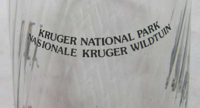 Old Kruger Park Wildtuin Drinks Glass
