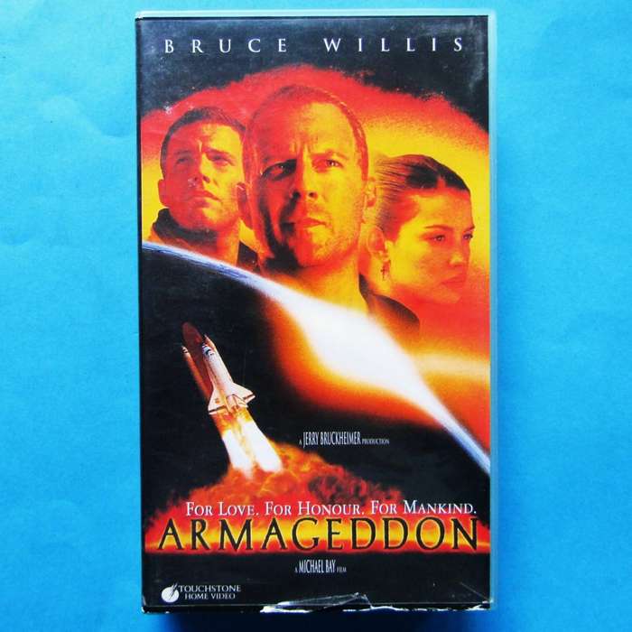 Armageddon - Bruce Willis - Movie VHS Tape (1998)