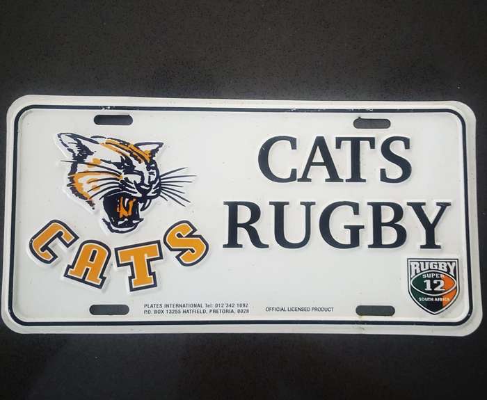 Old Cats Super 12 Rugby Metal Sign Plate