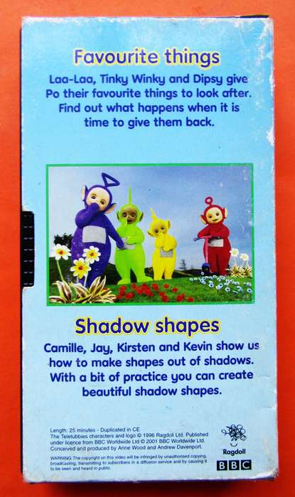 Teletubbies Favourite Things - VHS Video Tape (2001)