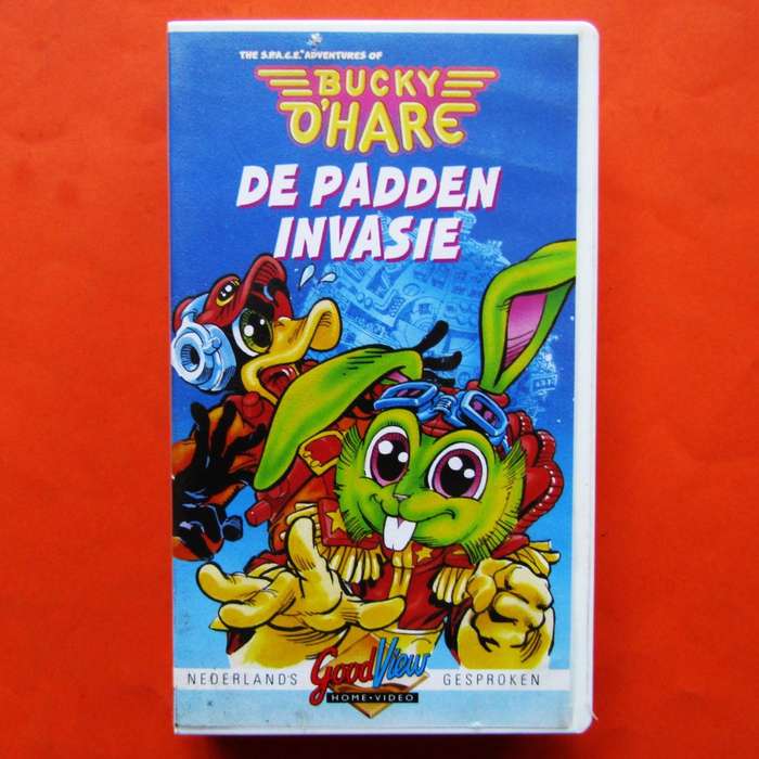 Bucky O'Hare - Netherlands - TV Series VHS Tape (1991)