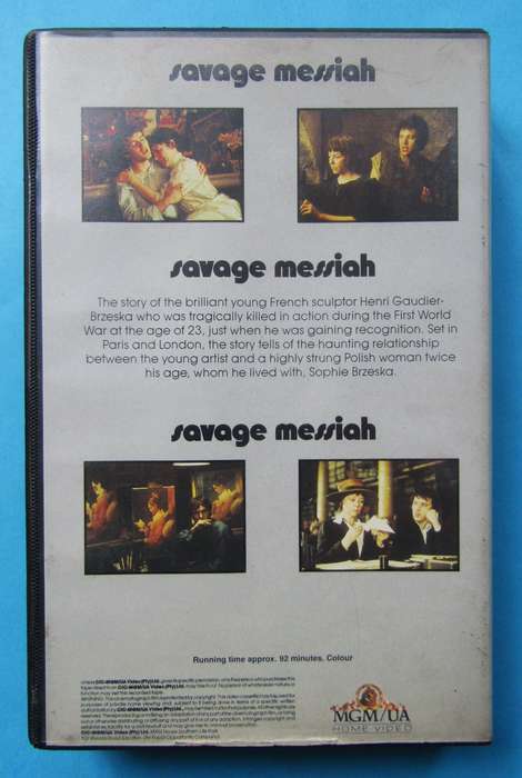 Savage Messiah - Movie VHS Tape (1972)