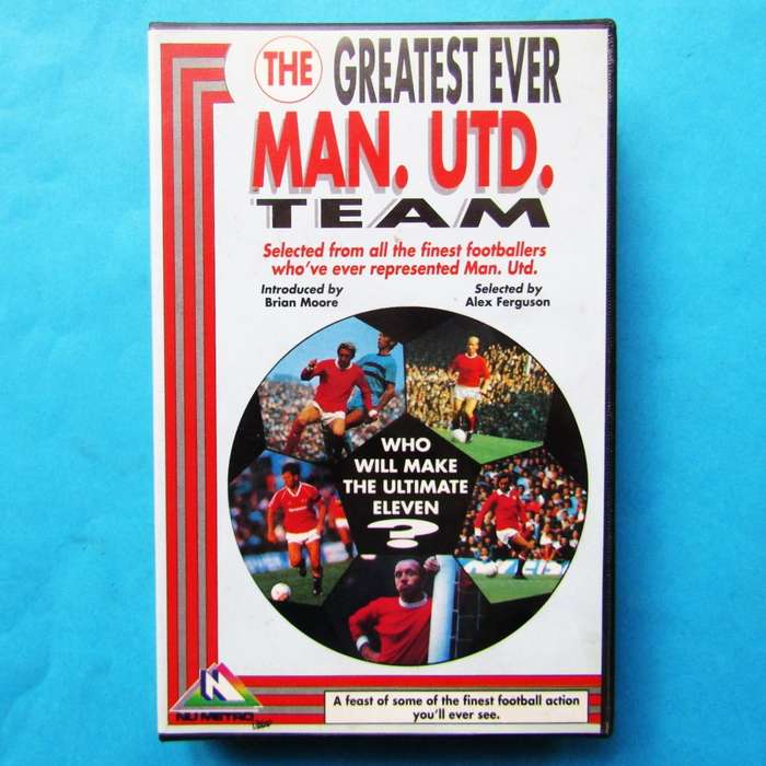 The Greatest Ever Manchester United Team - VHS Video Tape (1993)