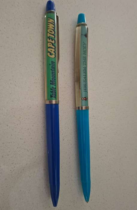 Old Cape Town and Jerusalem Pens