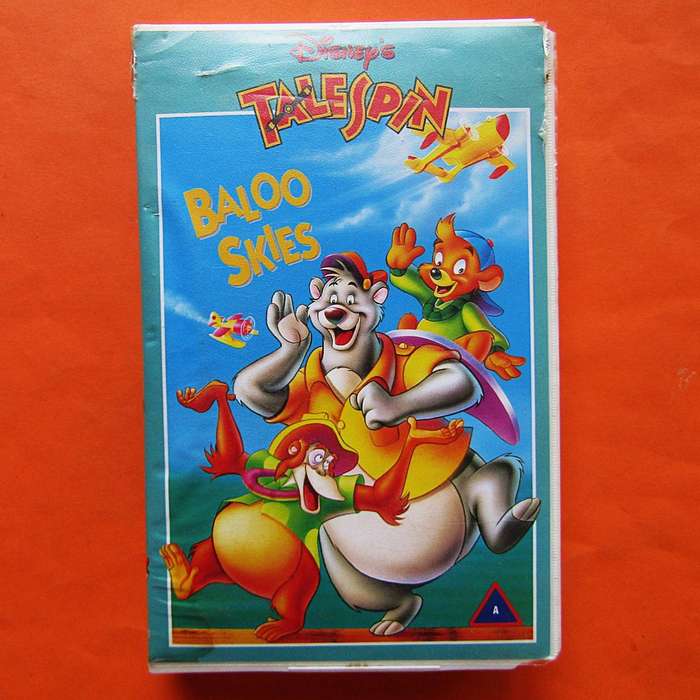 TaleSpin - Baloo Skies - Disney VHS Tape (1994)