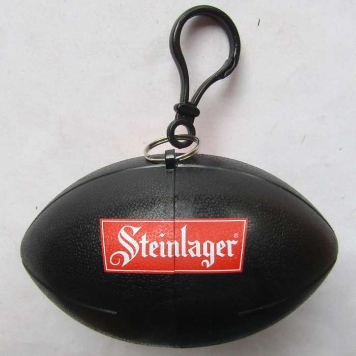 Old Steinlager Rugby Ball Shaped Keyring