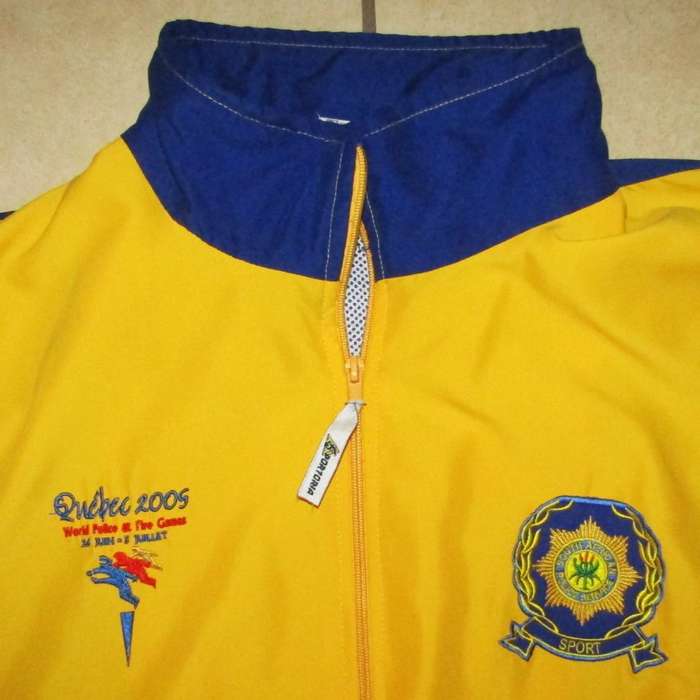 2005 World Police & Fire Games Team South Africa Tracksuit